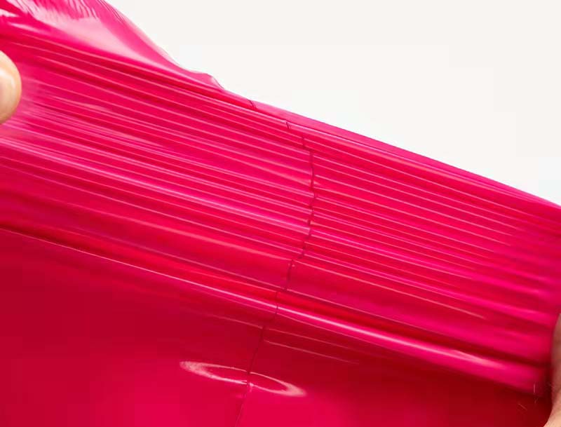 青神玫红色快递袋-05